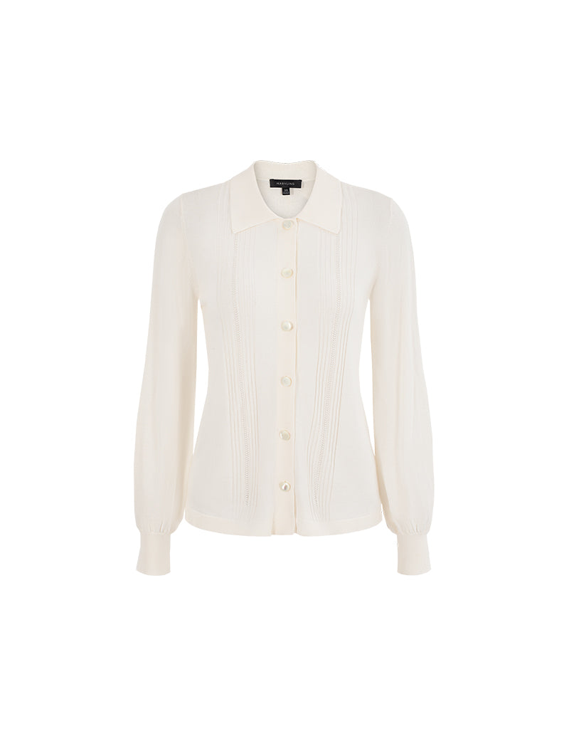MARYLING Breezy Layered Silk-Blend Knit Cardigans