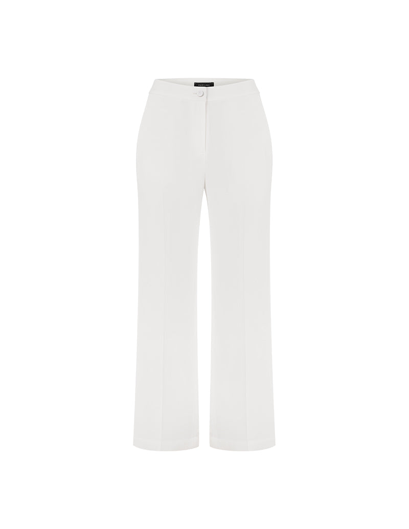 MARYLING Precision-Tailored Wide-Leg Trousers