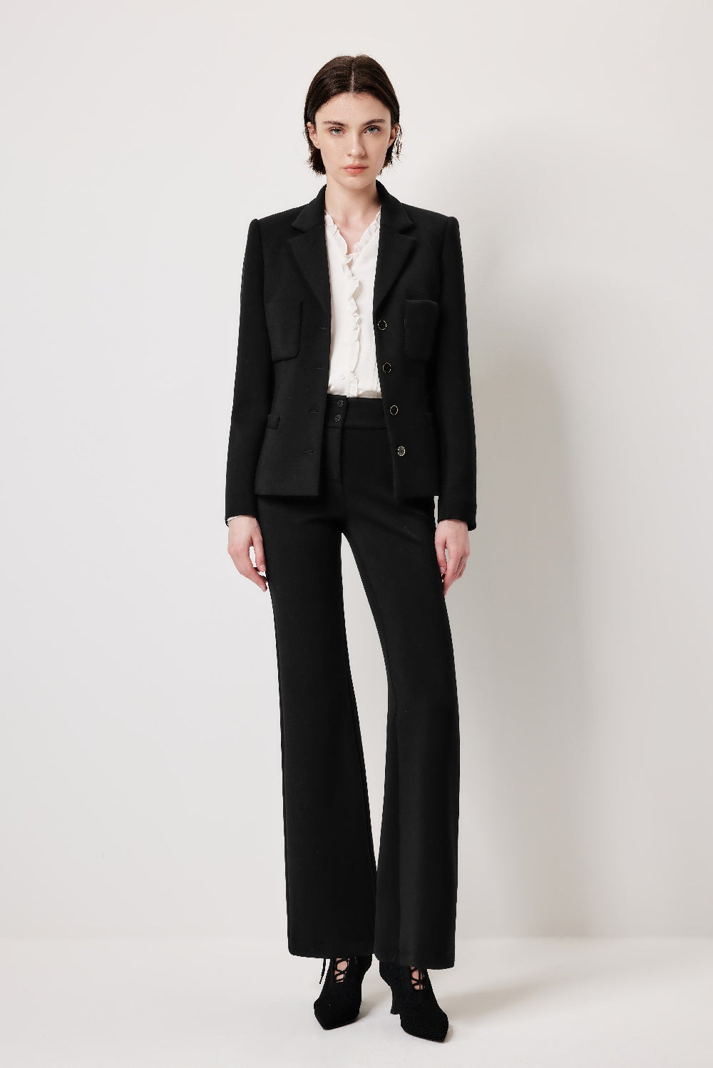 MARYLING Sculpted Cropped Blazers