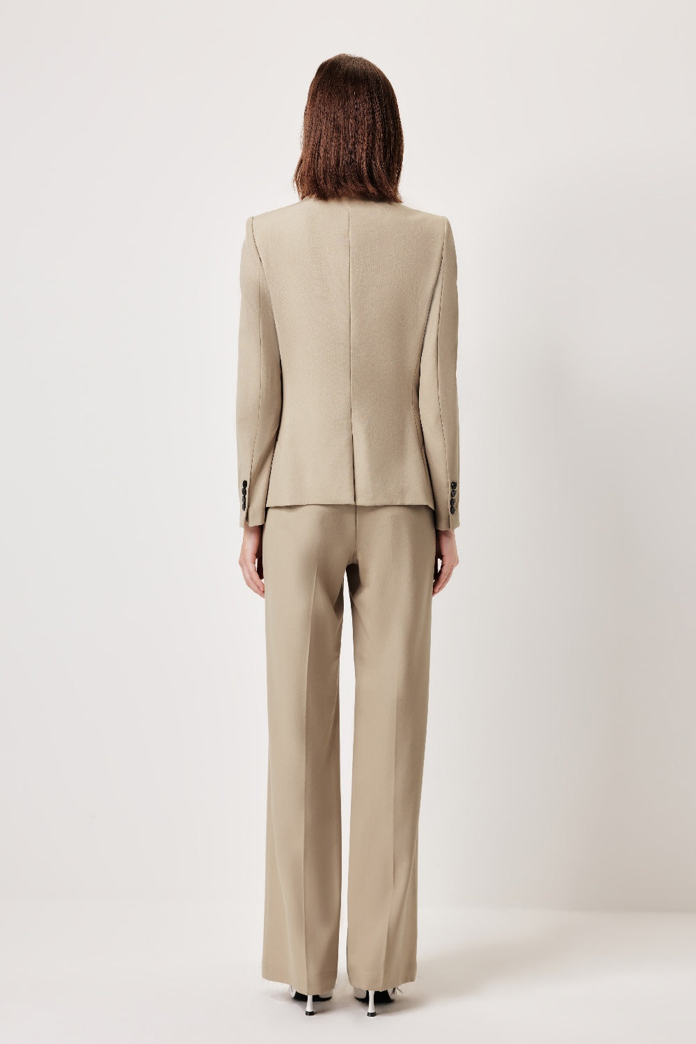 MARYLING Refined Wool Tailored Trousers