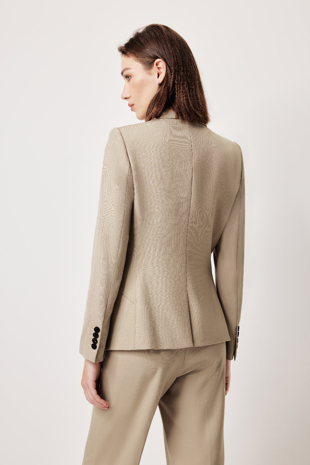 MARYLING Refined Wool Tailored Trousers