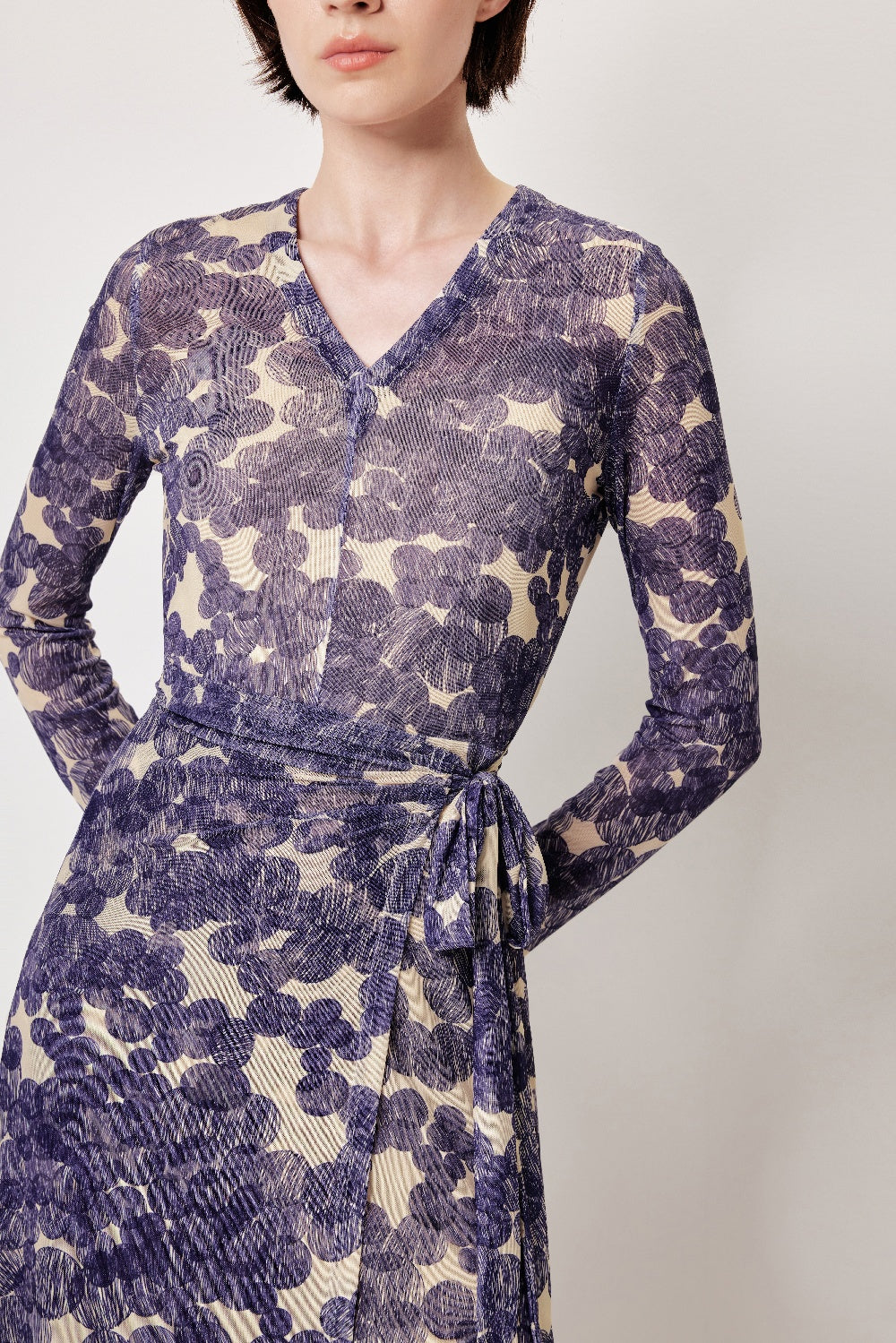 MARYLING Impressionist Violet Dresses