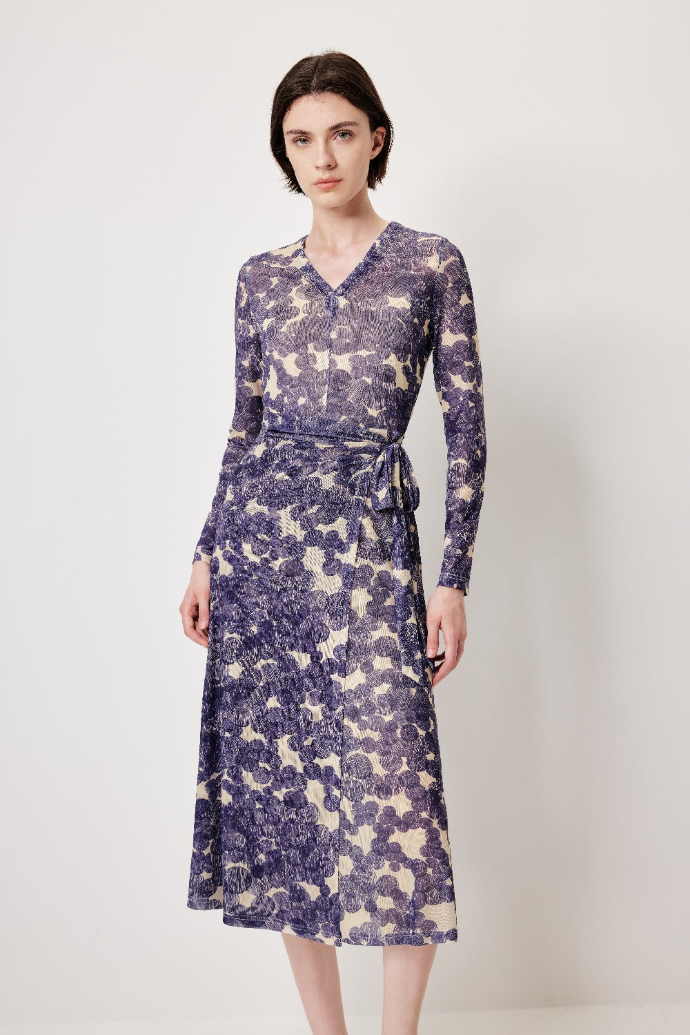 MARYLING Impressionist Violet Dresses