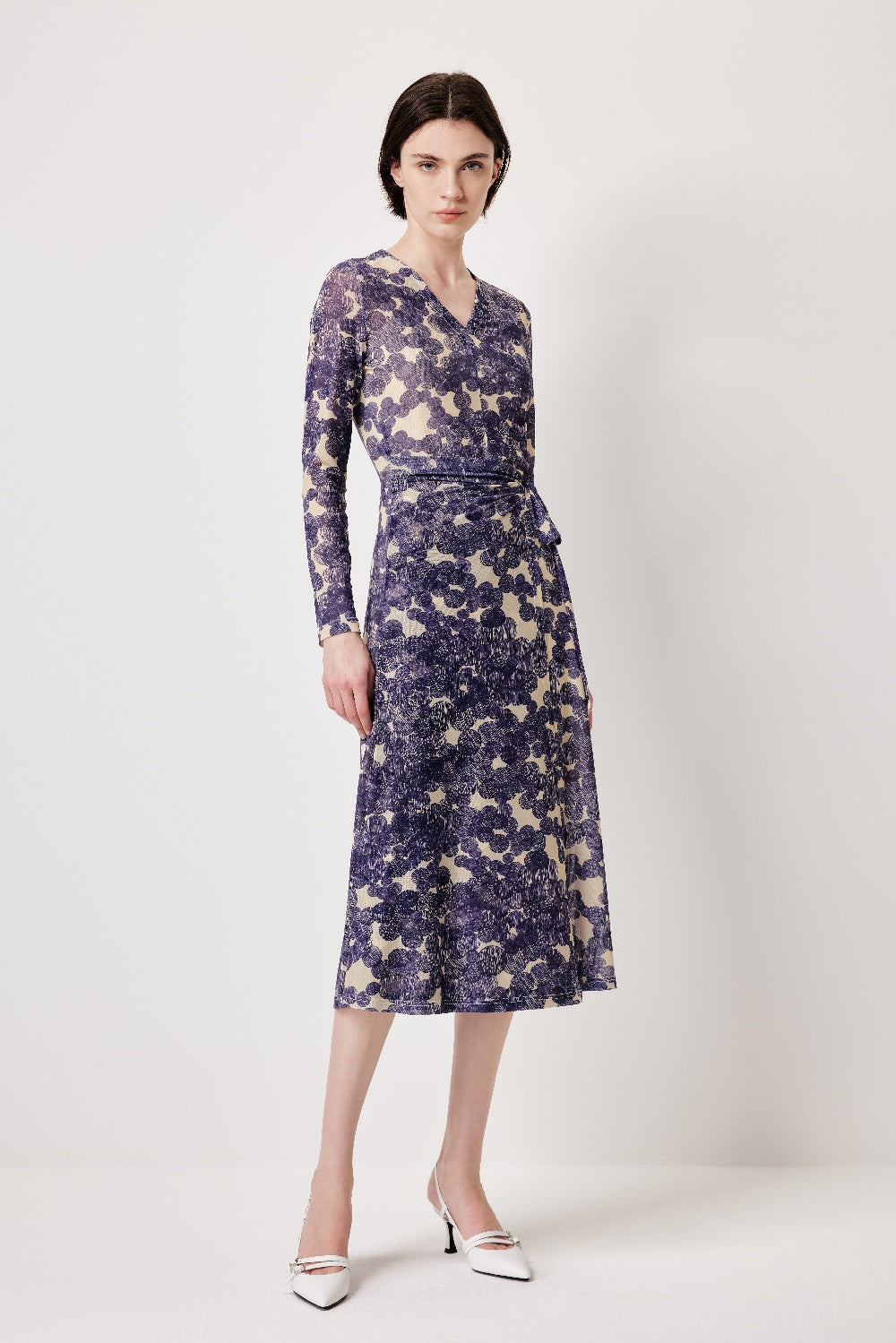 MARYLING Impressionist Violet Dresses