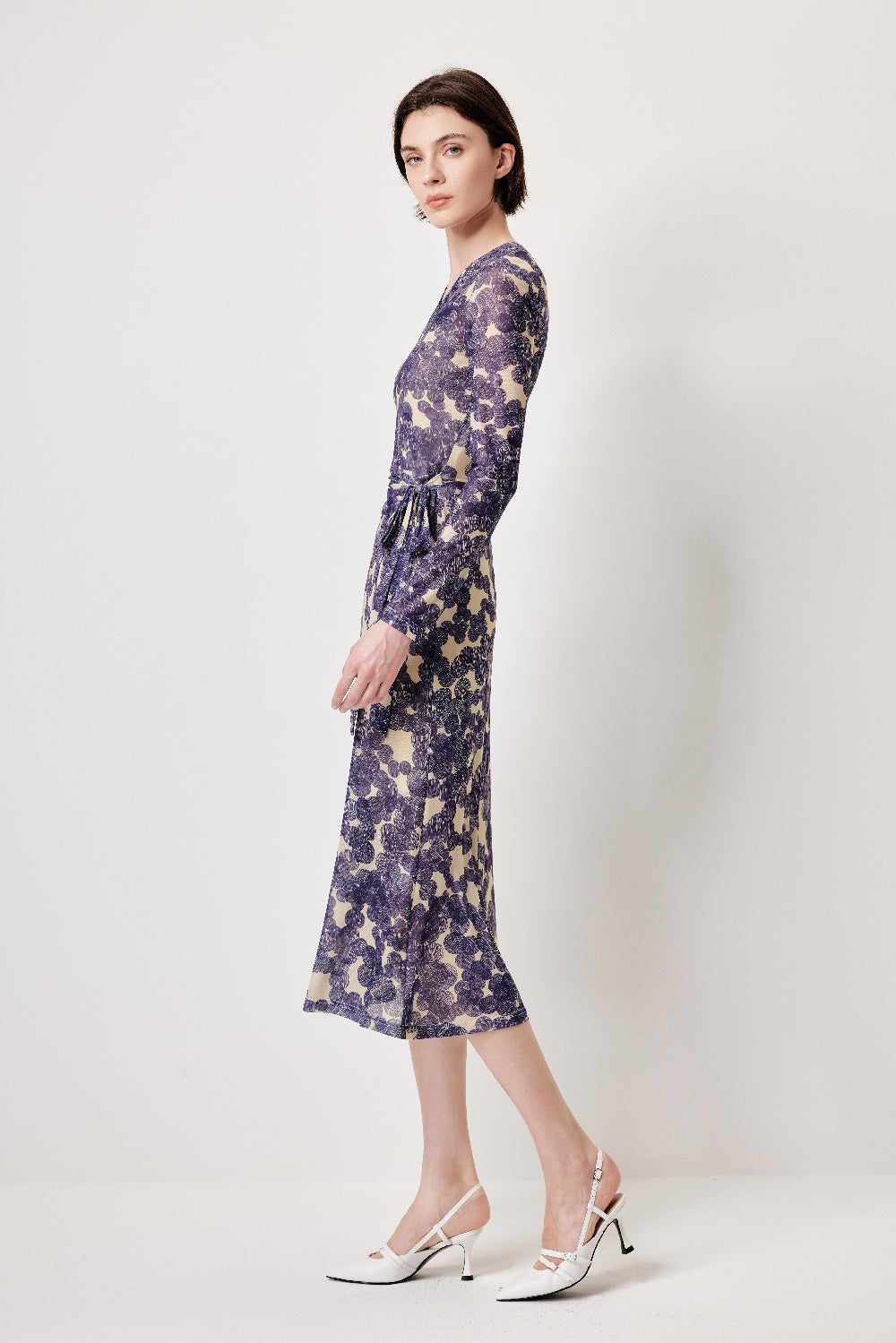 MARYLING Impressionist Violet Dresses