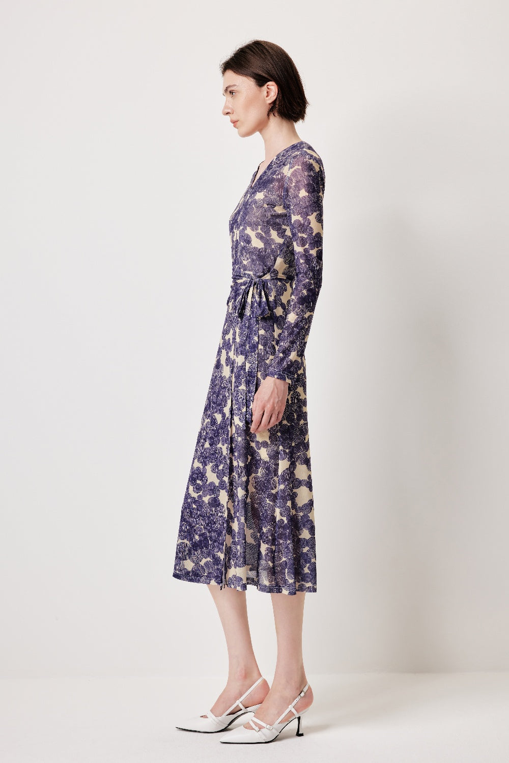 MARYLING Impressionist Violet Dresses
