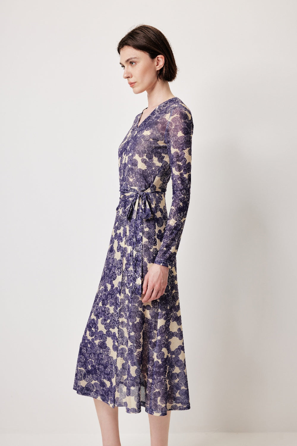 MARYLING Impressionist Violet Dresses
