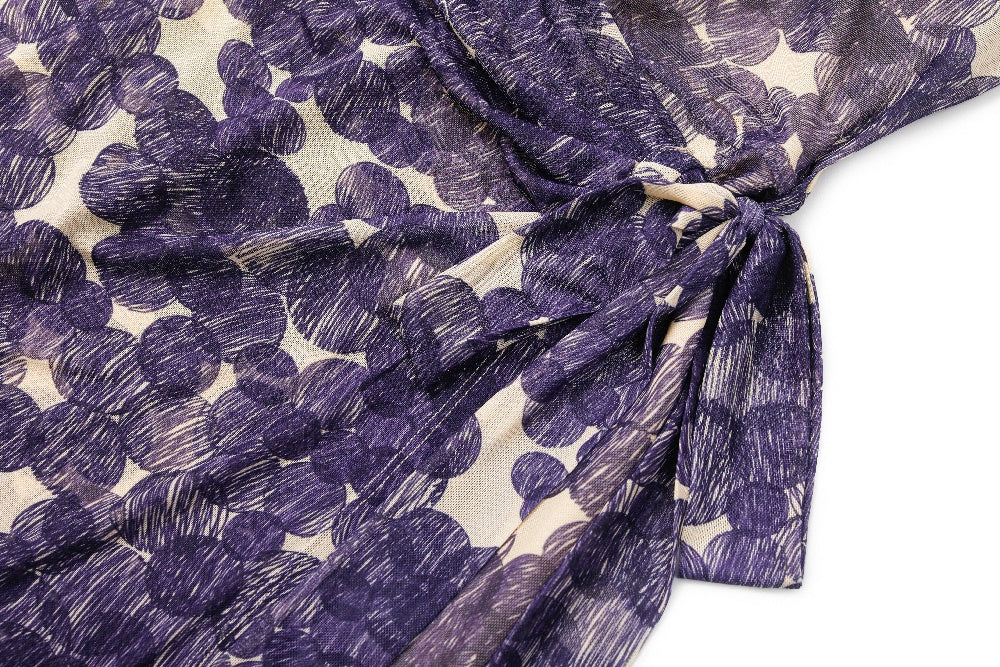 MARYLING Impressionist Violet Dresses