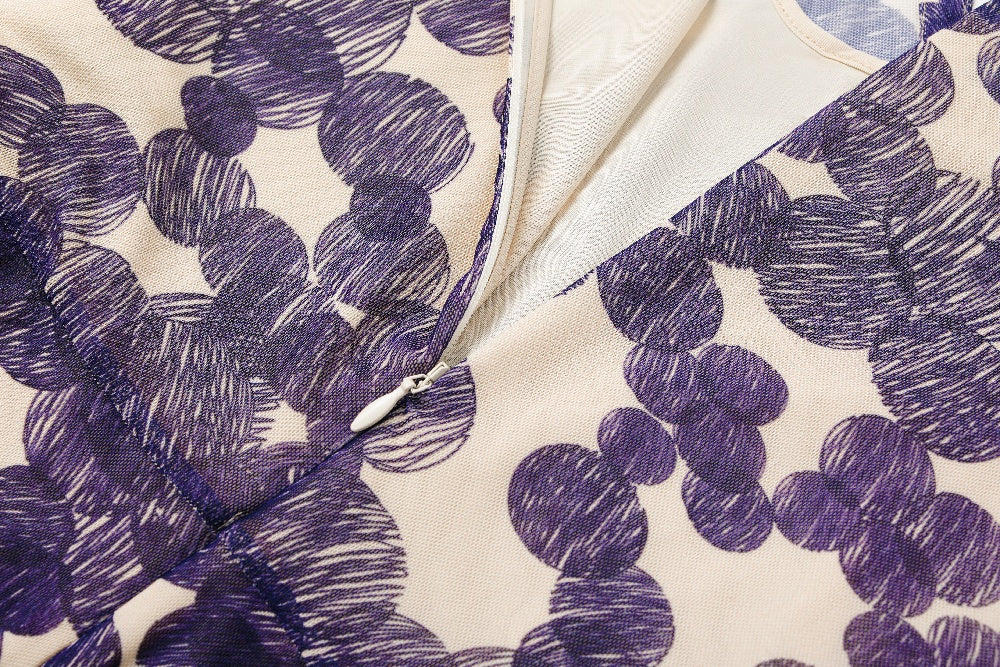 MARYLING Impressionist Violet Dresses