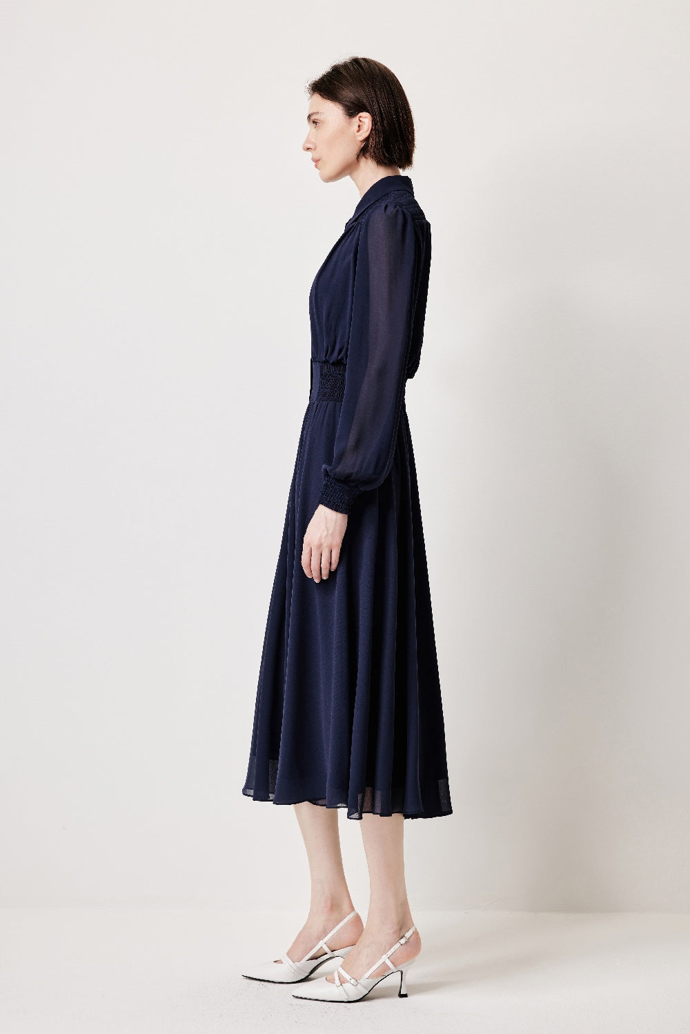 MARYLING Flowing Midnight Silhouette Dresses