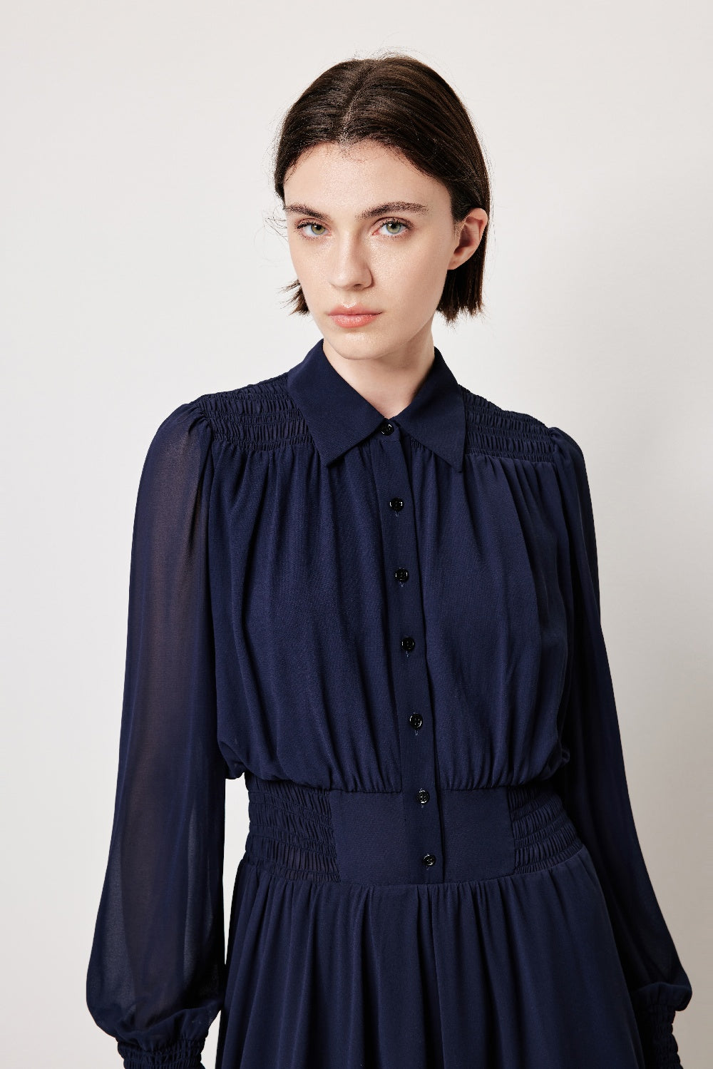 MARYLING Flowing Midnight Silhouette Dresses