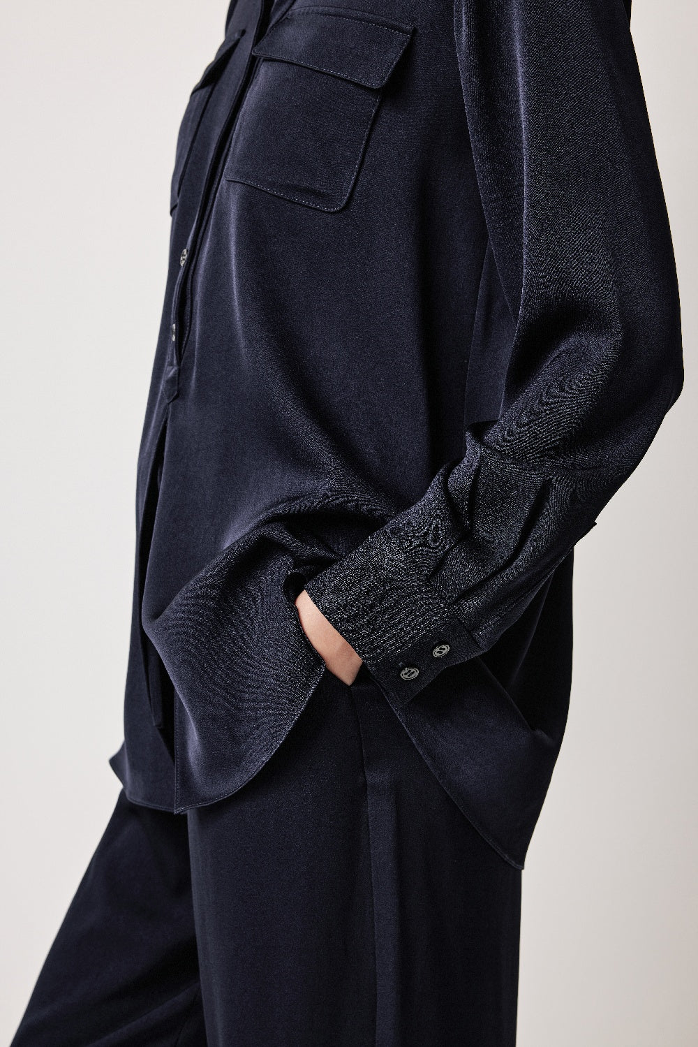 MARYLING Timeless Structured Longline Blouses