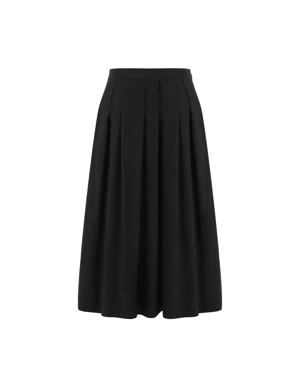 MARYLING 블랙 심플 A라인 스커트